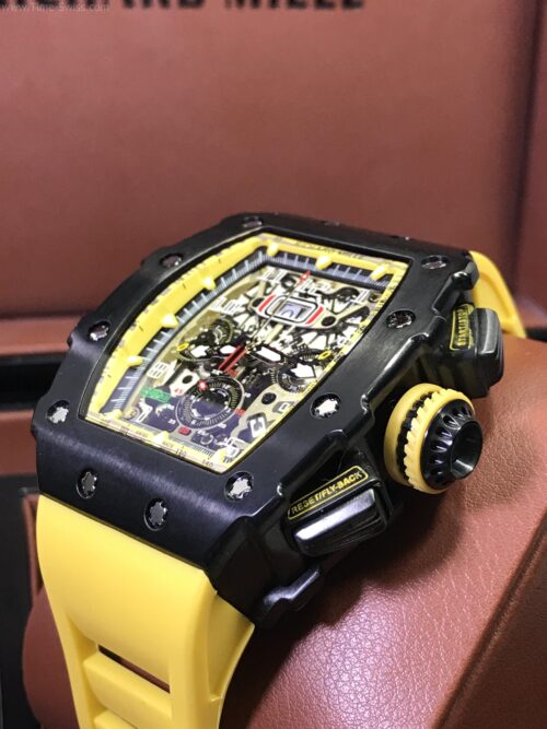 Richard Mille RM011-03 PVD Yellow Rubber 40mm
