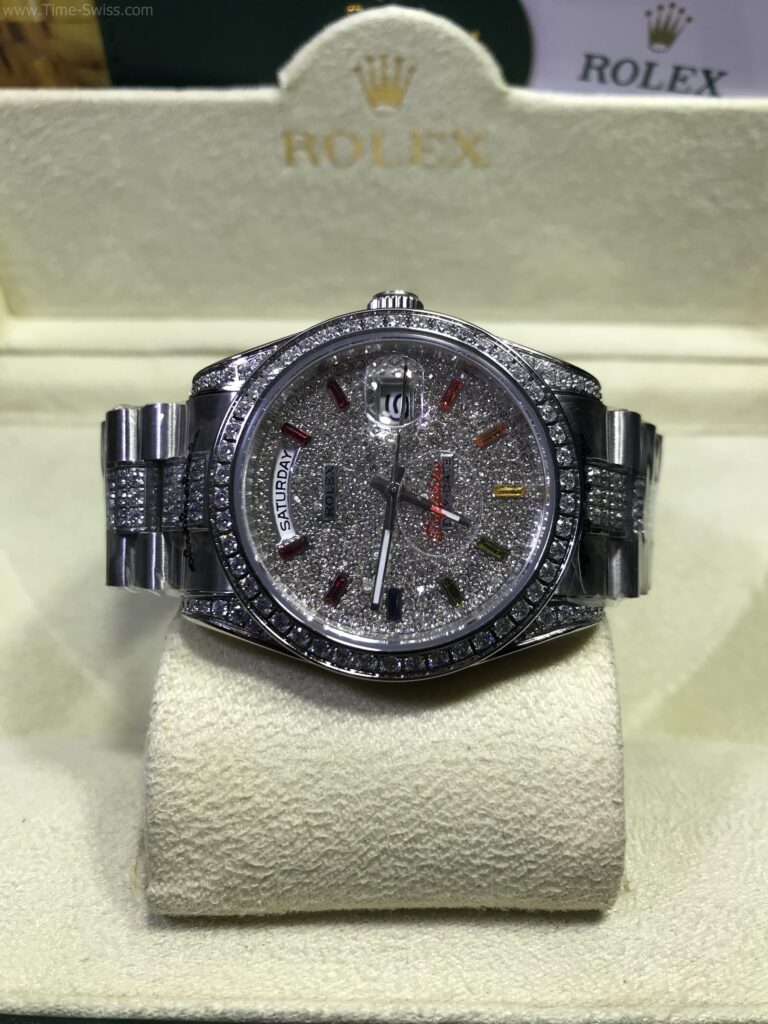 Rolex Day-Date Diamond Full 36mm หน้าเพชรเต็ม 3ข้อ 07