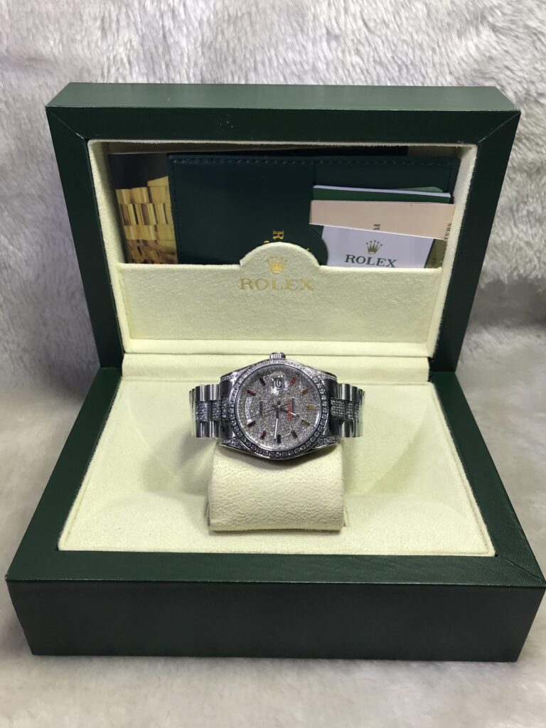 Rolex Day-Date Diamond Full 36mm หน้าเพชรเต็ม 3ข้อ 08