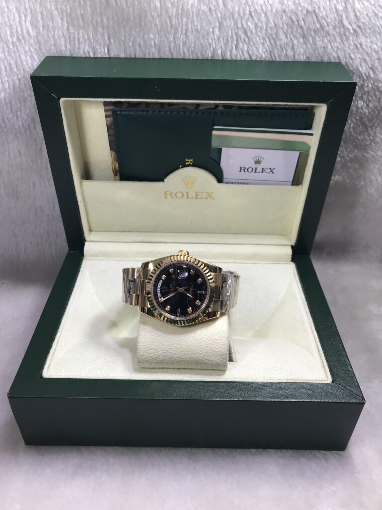 Rolex Day-Date Gold Black Dial 36mm เรือนทอง หน้าดำ 08