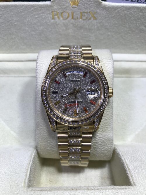 Rolex Day-Date Gold Diamond Full 36mm