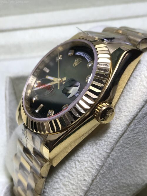 Rolex Day-Date Gold Green Dial 36mm