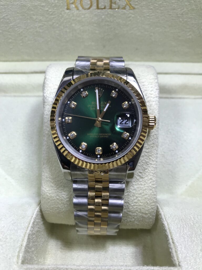 Rolex Datejust 2k Green Dial 36mm หน้าเขียว 5ข้อ 01