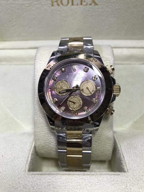 Rolex Daytona Two Tone Purple Dial 40mm CC