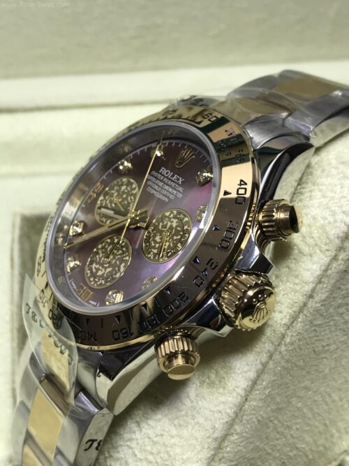 Rolex Daytona Two Tone Purple Dial 40mm CC