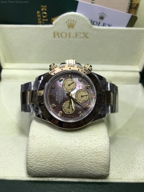 Rolex Daytona Two Tone Purple Dial 40mm CC