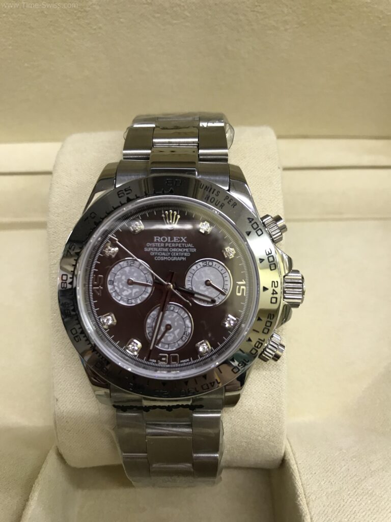 Rolex Daytona Brown Dial 40mm CC หน้าน้ำตาล ขอบเรียบ 01