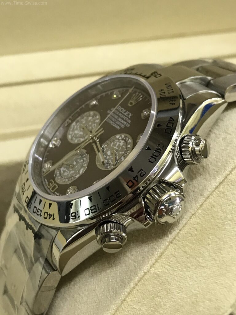 Rolex Daytona Brown Dial 40mm CC หน้าน้ำตาล ขอบเรียบ 02