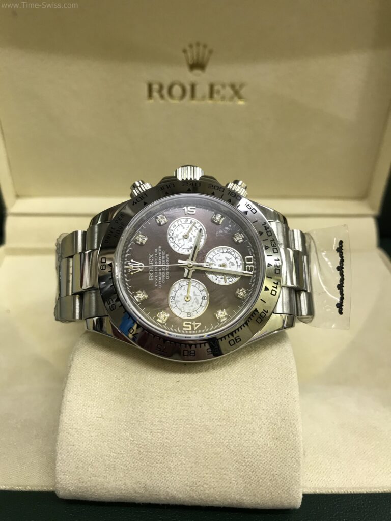 Rolex Daytona Brown Dial 40mm CC หน้าน้ำตาล ขอบเรียบ 07