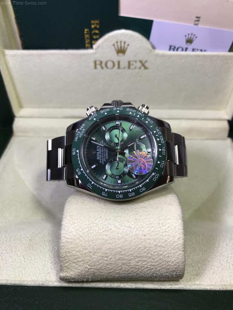 Rolex Daytona Ceramic Greem Hulk 40mm CC หน้าเขียว ขอบเขียว 07