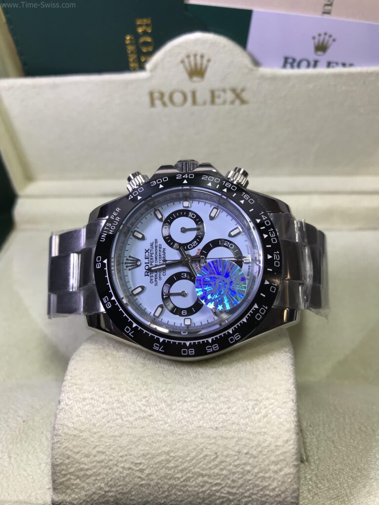 Rolex Daytona Ceramic White Dial 40mm CC หน้าขาว ขอบเซลามิกดำ 07