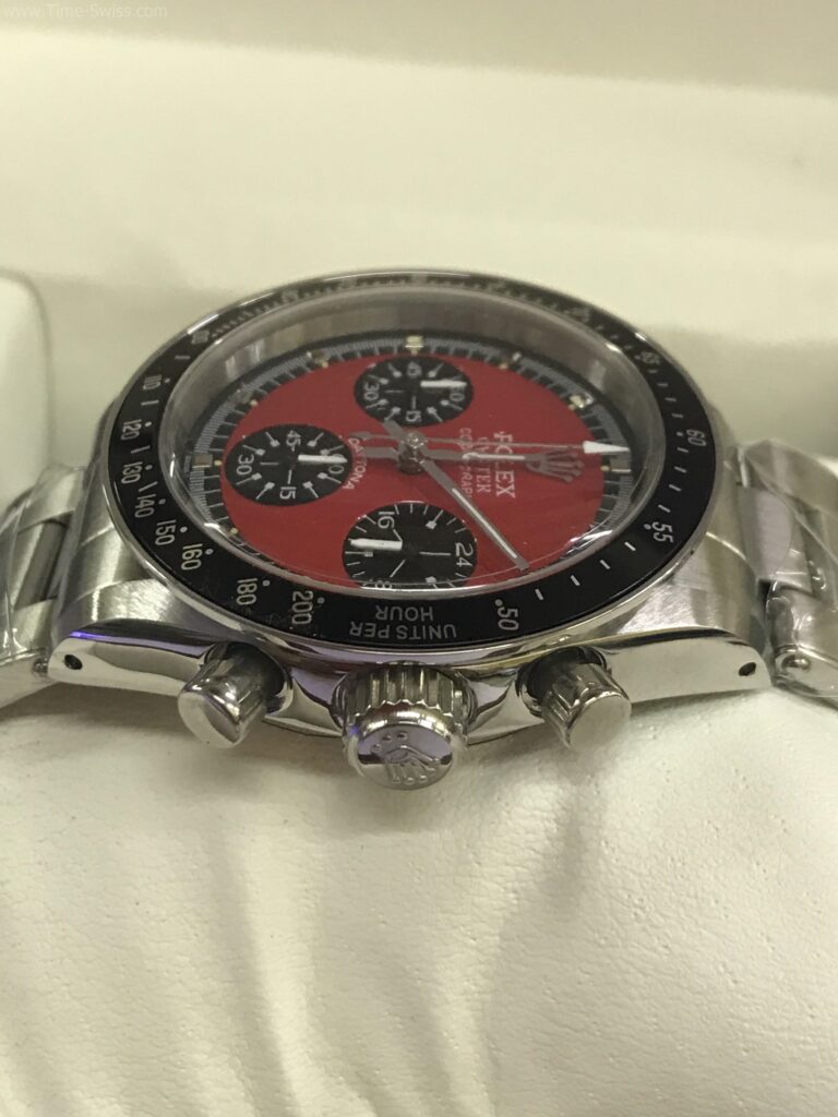 Rolex Daytona Panda Ceramic Red 40mm CC หน้าแดง ขอบฟิล์ม 03