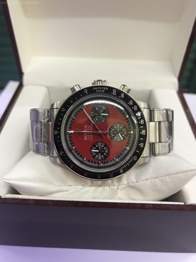 Rolex Daytona Panda Ceramic Red 40mm CC หน้าแดง ขอบฟิล์ม 06