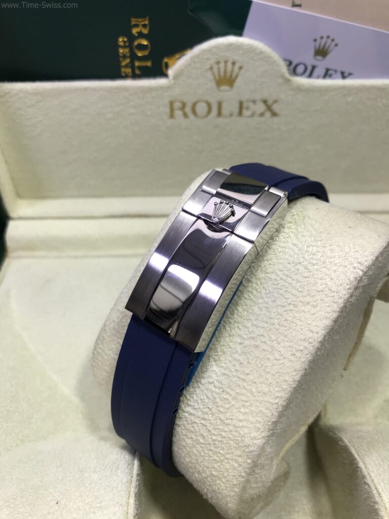 Rolex Daytona Blue Dial Rubble 40mm CC หน้าน้ำเงิน ชอบเรียบ สายยางน้ำเงิน 03