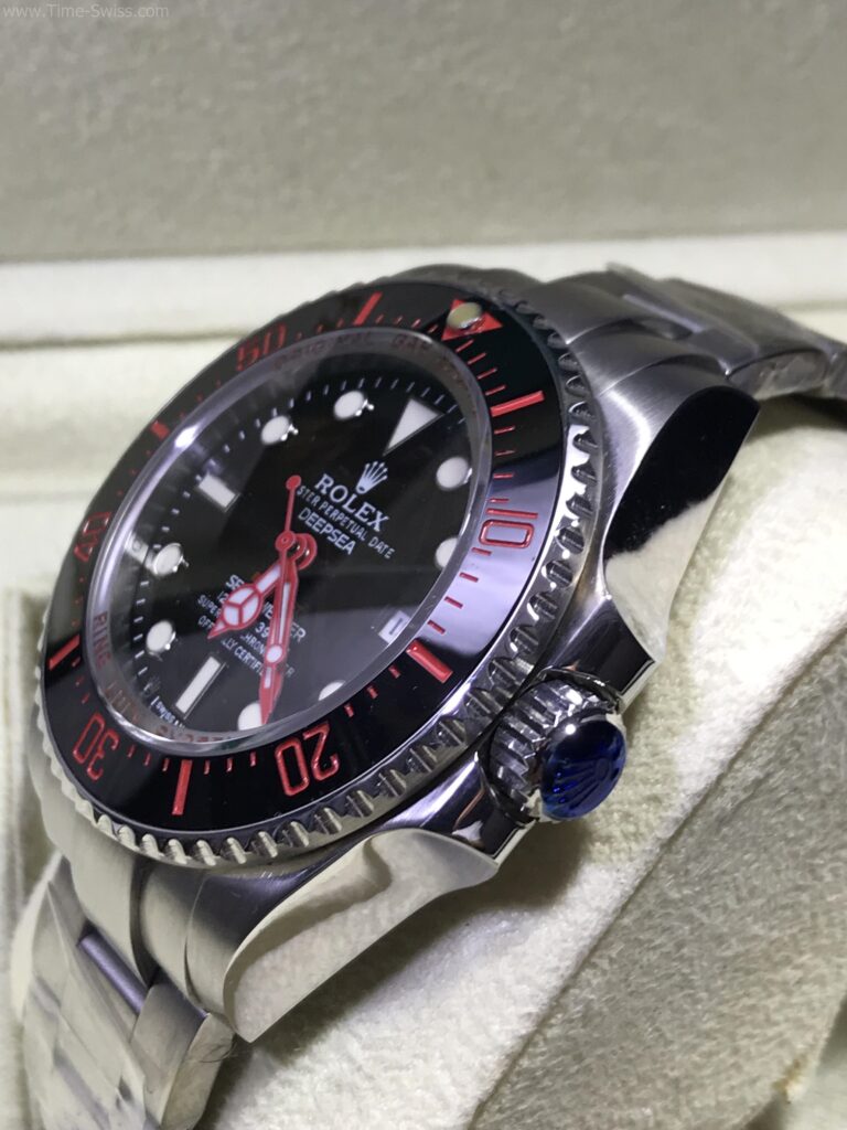 Rolex Deepsea Ceramic Black Red 43mm CC หน้าดำ เข็มแดง 02