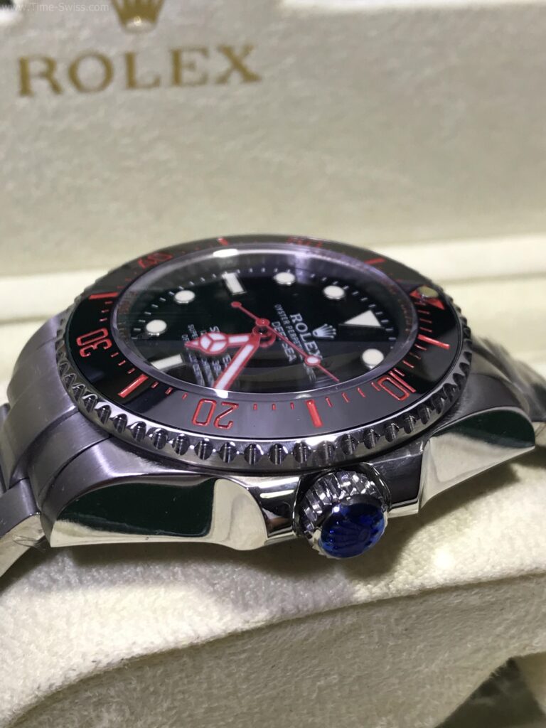 Rolex Deepsea Ceramic Black Red 43mm CC หน้าดำ เข็มแดง 03