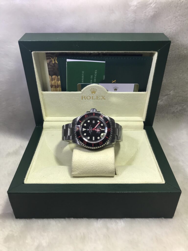 Rolex Deepsea Ceramic Black Red 43mm CC หน้าดำ เข็มแดง 08