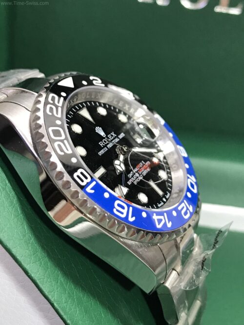 Rolex GMT Batman Black Dial Blue Hand 40mm