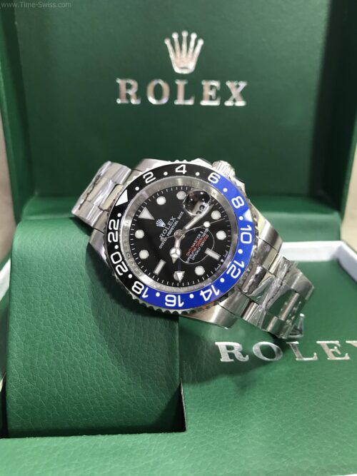 Rolex GMT Batman Black Dial Blue Hand 40mm