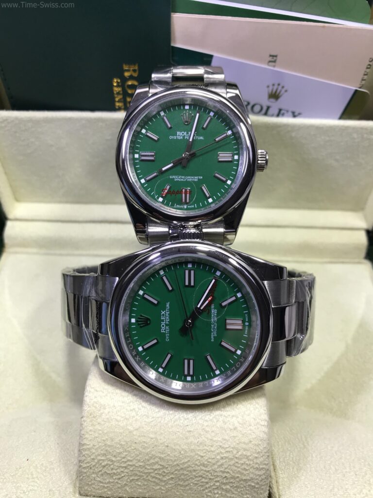 Rolex Oyster Perpetual Green Dial 36mm-41mm หน้าเขียว 01