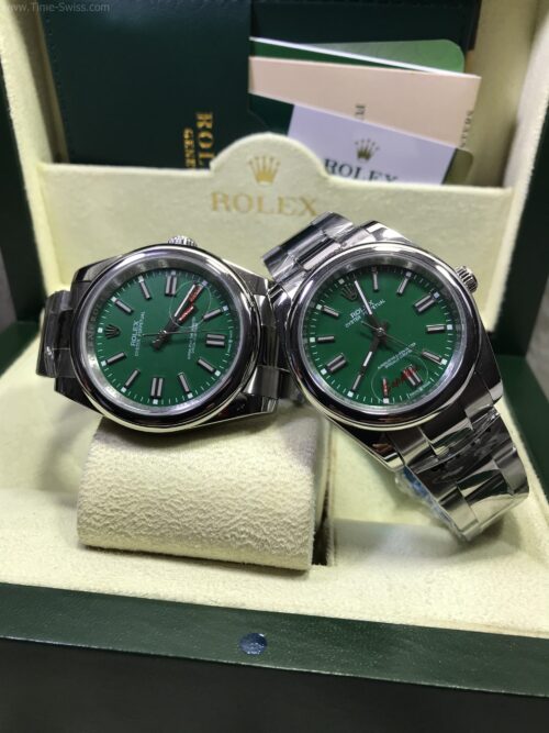 Rolex Oyster Perpetual Green Dial 36mm-41mm