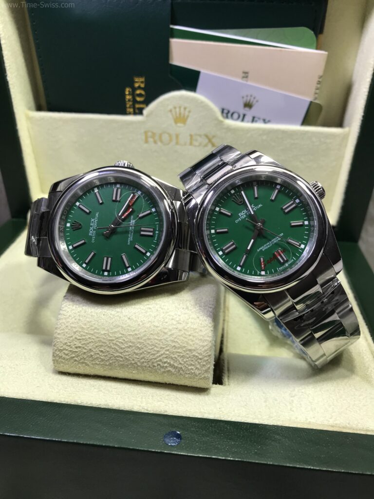 Rolex Oyster Perpetual Green Dial 36mm-41mm หน้าเขียว 05