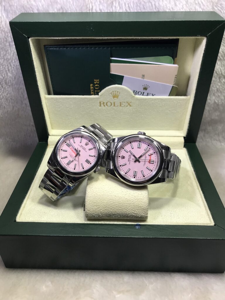 Rolex Oyster Perpetual Pink Dial 36mm-41mm หน้าชมพู 06