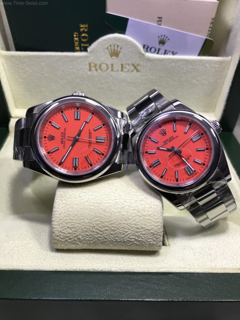 Rolex Oyster Perpetual Red Dial 36mm-41mm หน้าแดง 05