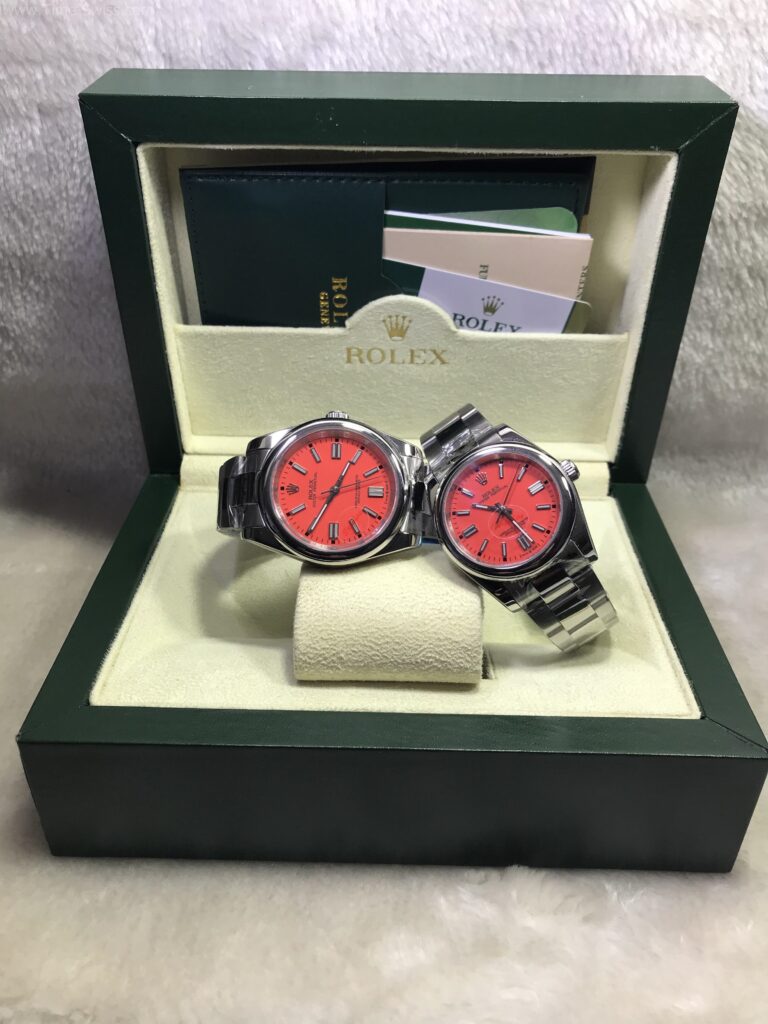 Rolex Oyster Perpetual Red Dial 36mm-41mm หน้าแดง 06