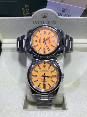 Rolex Oyster Perpetual Yellow Dial 36mm-41mm