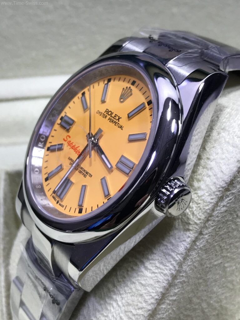 Rolex Oyster Perpetual Yellow Dial 36mm-41mm หน้าเหลือง 02