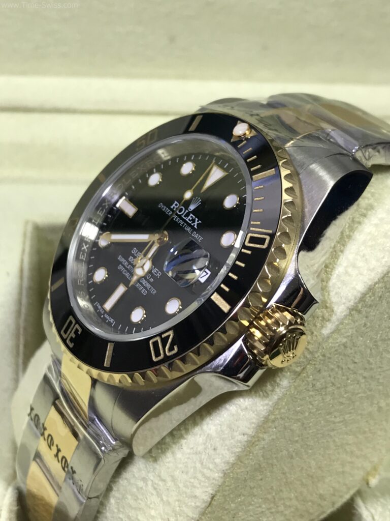 Rolex Submariner Two Tone Ceramic Black Dial 40mm CC 2k หน้าดำ ขอบเซลามิก 02