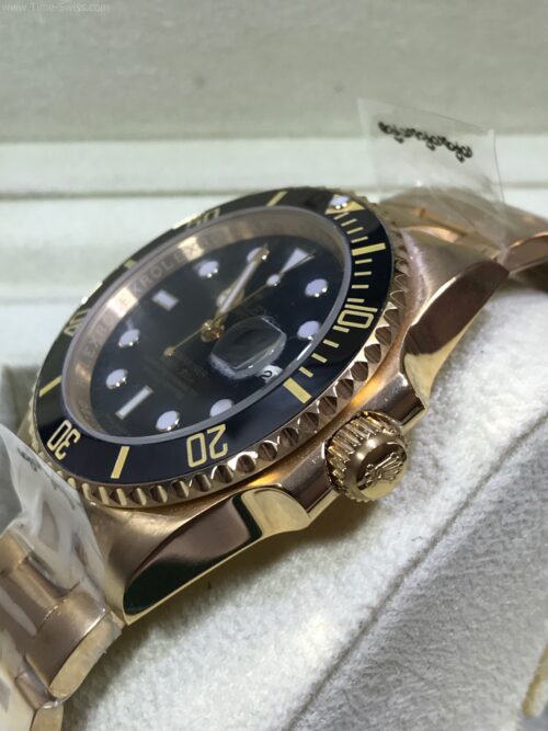 Rolex Submariner Gold Ceramic Black Dial 40mm