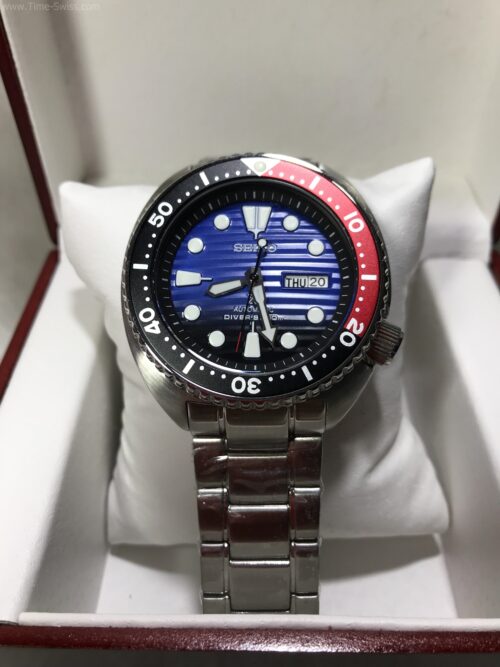 Seiko Diver200 Black Red Blue Dial