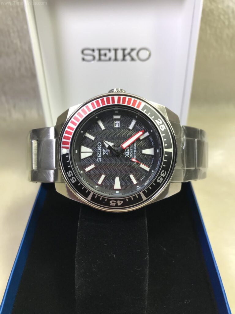 Seiko Diver200 PADI Black Dial ขอบดำแดง หน้าดำ 06