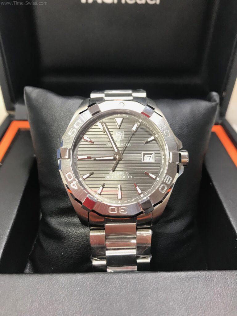 TAG Heuer Aquaracer Calibre5 300M Grey Dial 42mm หน้าเทา 01