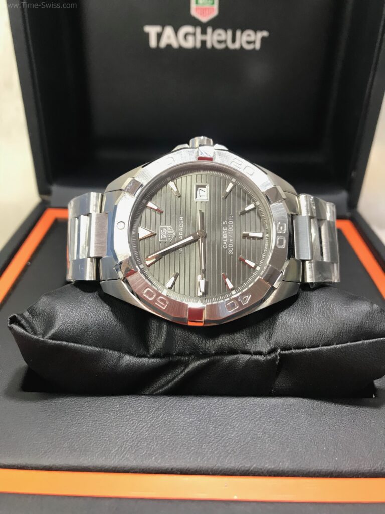 TAG Heuer Aquaracer Calibre5 300M Grey Dial 42mm หน้าเทา 05