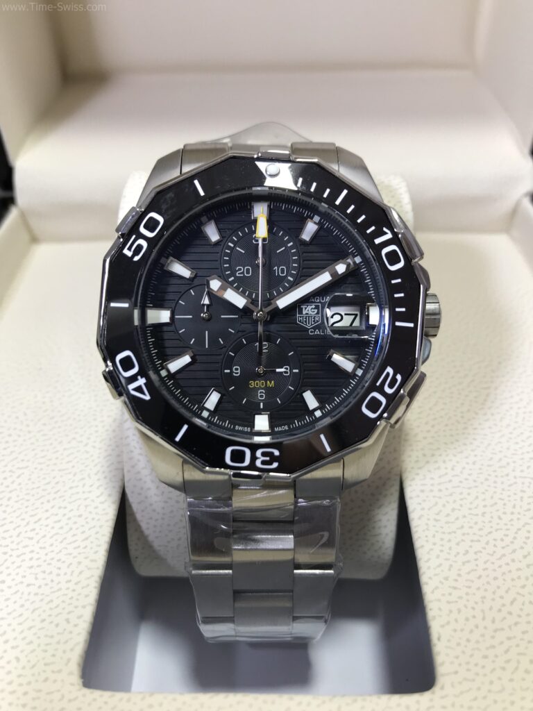 TAG Heuer Aquaracer Calibre7 300M Black Dial 43mm CC ขอบเซลามิก 01