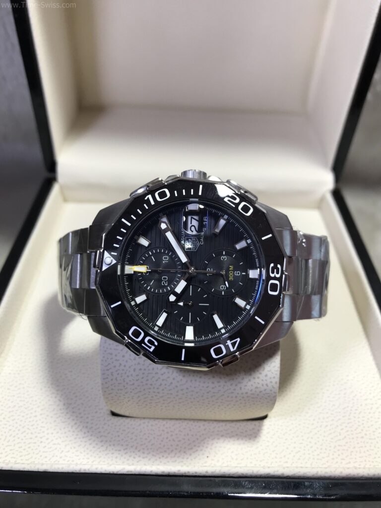 TAG Heuer Aquaracer Calibre7 300M Black Dial 43mm CC ขอบเซลามิก 06