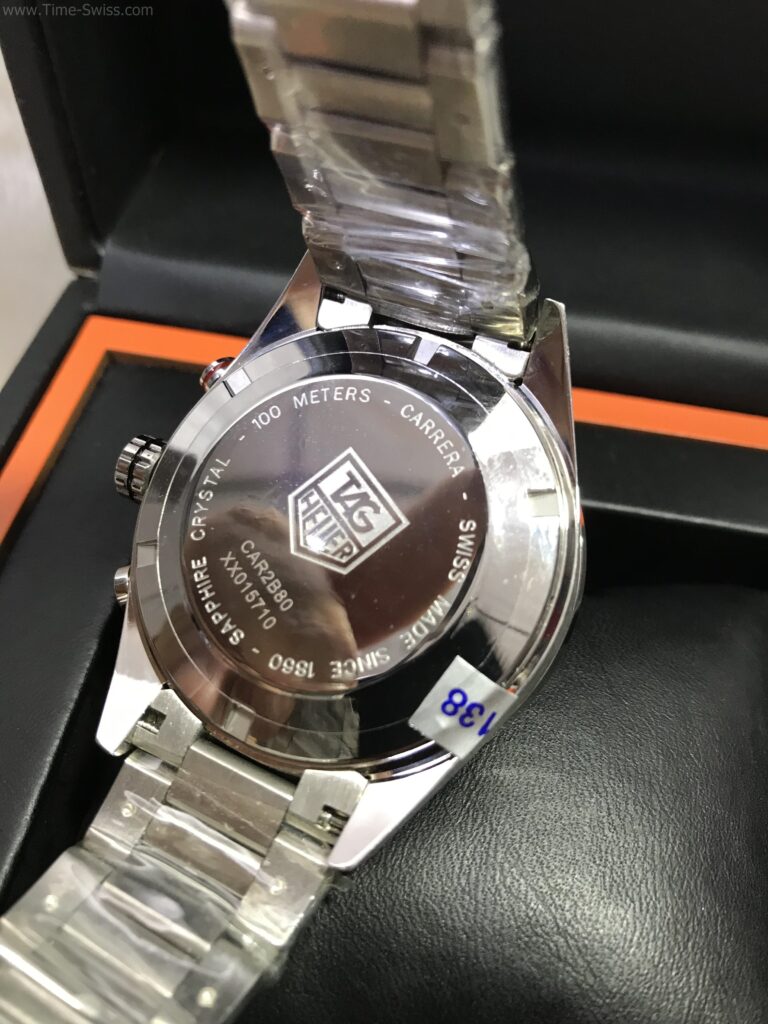 TAG Heuer Carrera 1887 Black Dial 40mm CC ขอบดำ หน้าดำตัวเลข จับเวลา 05