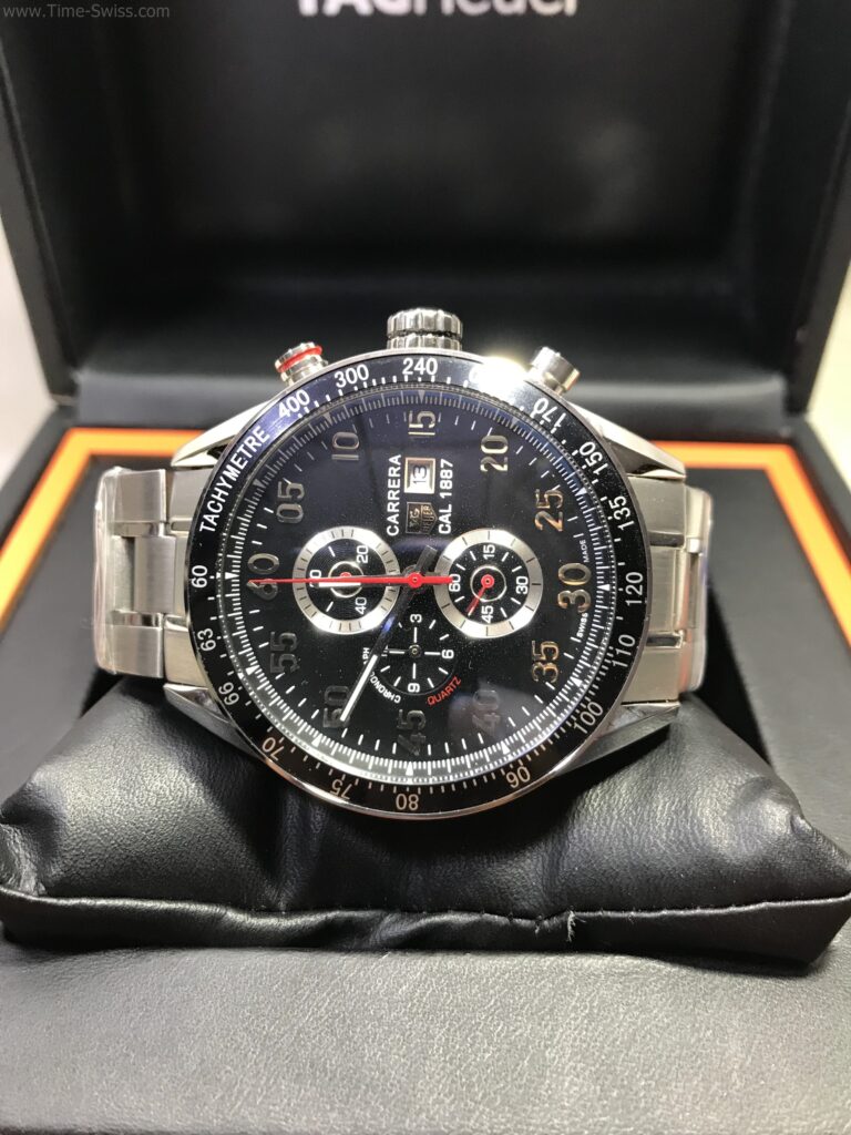 TAG Heuer Carrera 1887 Black Dial 40mm หน้าดำ เข็มแดง จับเวลา 05