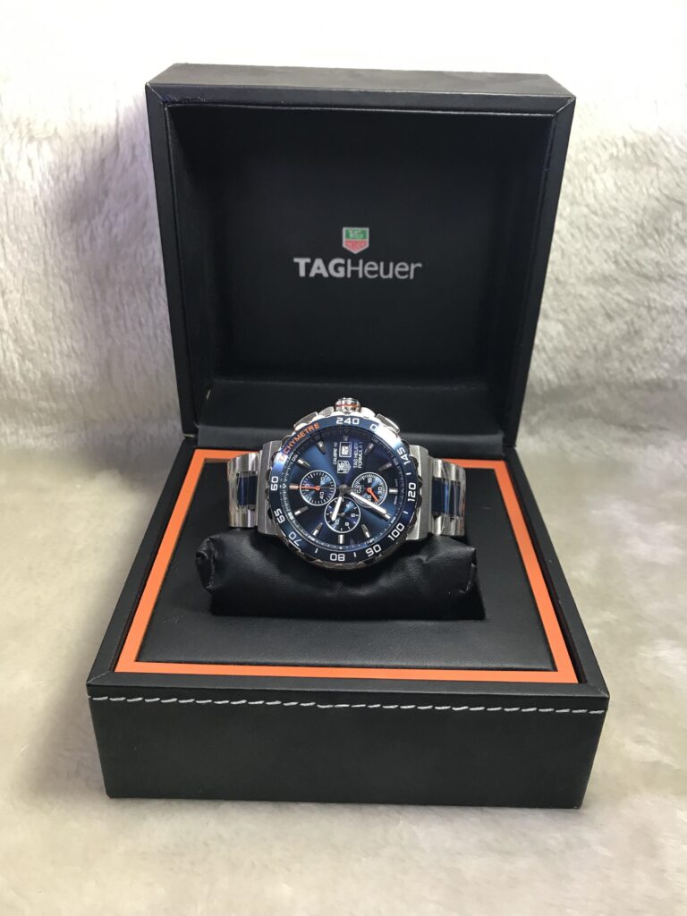 TAG Heuer Formula1 Chronograph 43mm Blue Dial หน้าน้ำเงินเงา 3วงตั้ง 07