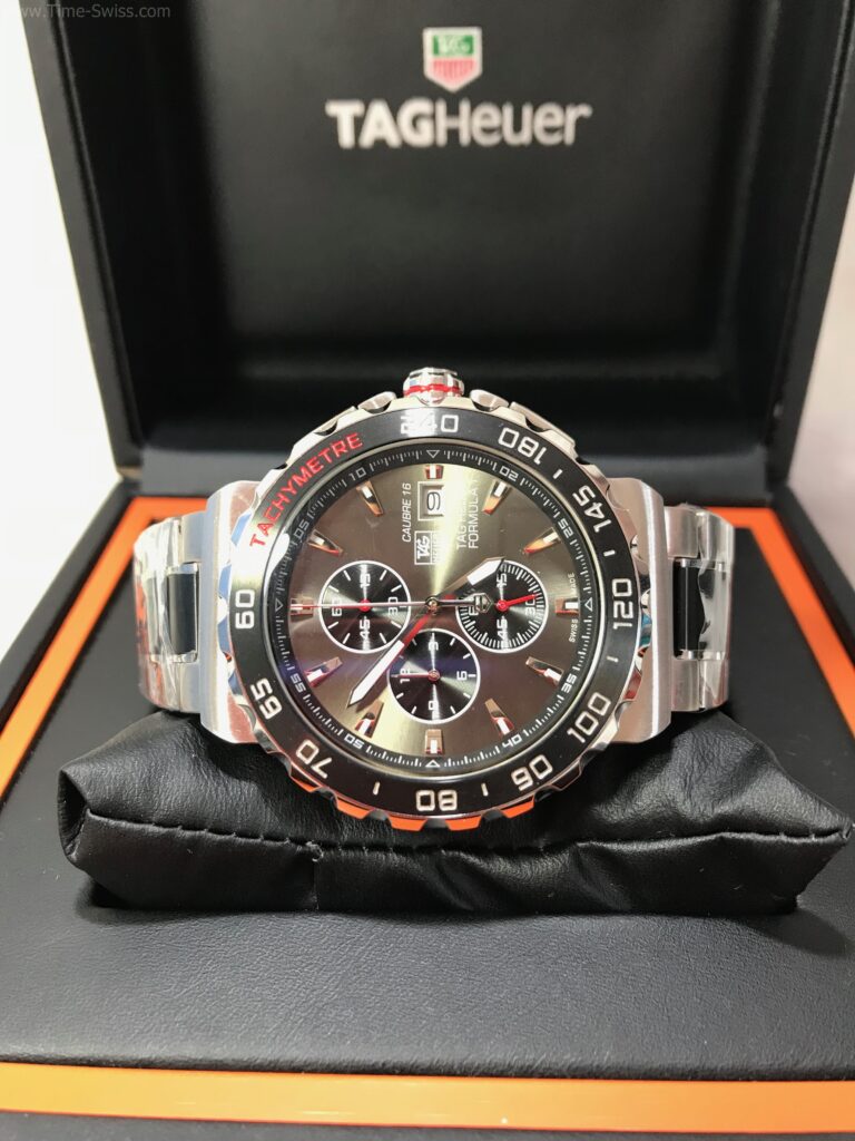 TAG Heuer Formula1 Chronograph PVD Black Dial 43mm หน้าดำเทา 3วงตั้ง 01 