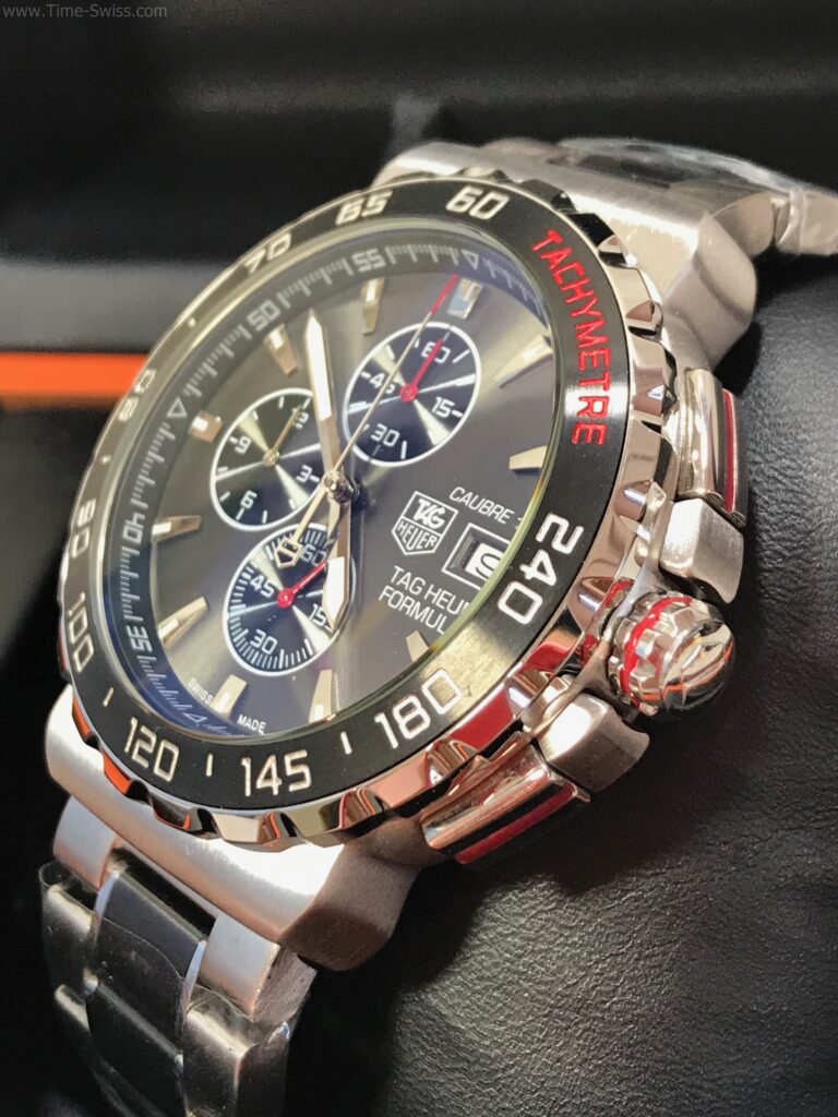 TAG Heuer Formula1 Chronograph PVD Black Dial 43mm หน้าดำเทา 3วงตั้ง 02