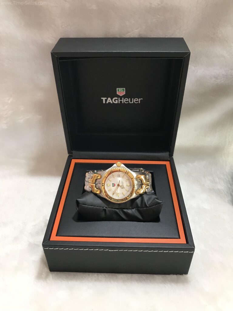 TAG Heuer LinK Two Tone White Dial 36mm CC หน้าขาว 2k สายก้างปลา 09