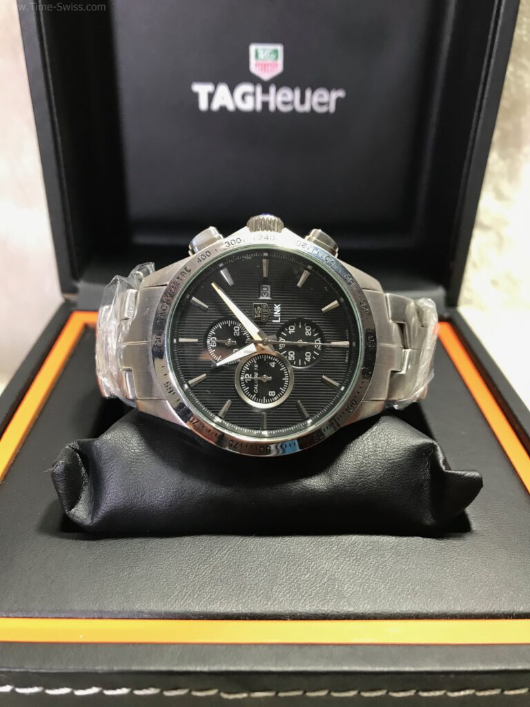 TAG Heuer LinK Calibre16 40mm Black Dial ขอบเรียบ หน้าดำ 06