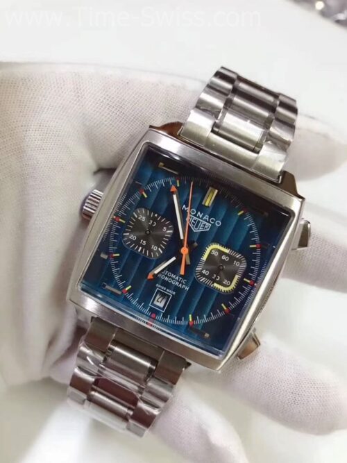 TAG Heuer Monaco Black Blue Dial 40mm Steel มีให้เลือก 3หน้า