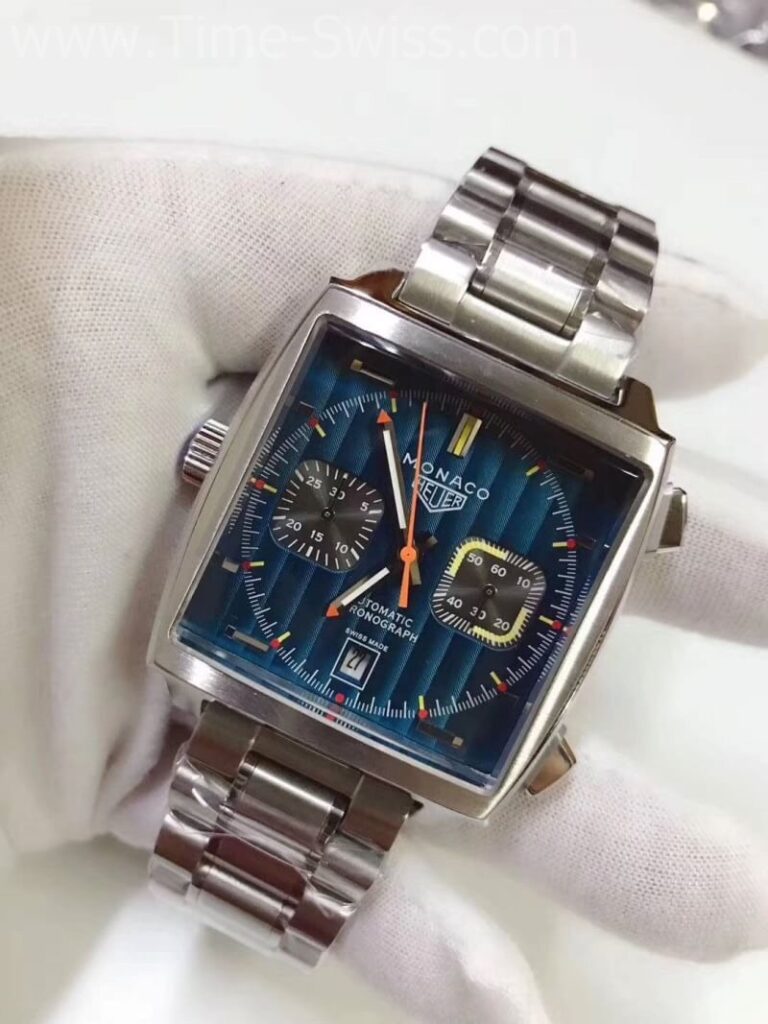 TAG Heuer Monaco Blue Dial 40mm Steel หน้าน้ำเงิน สายเหล็ก