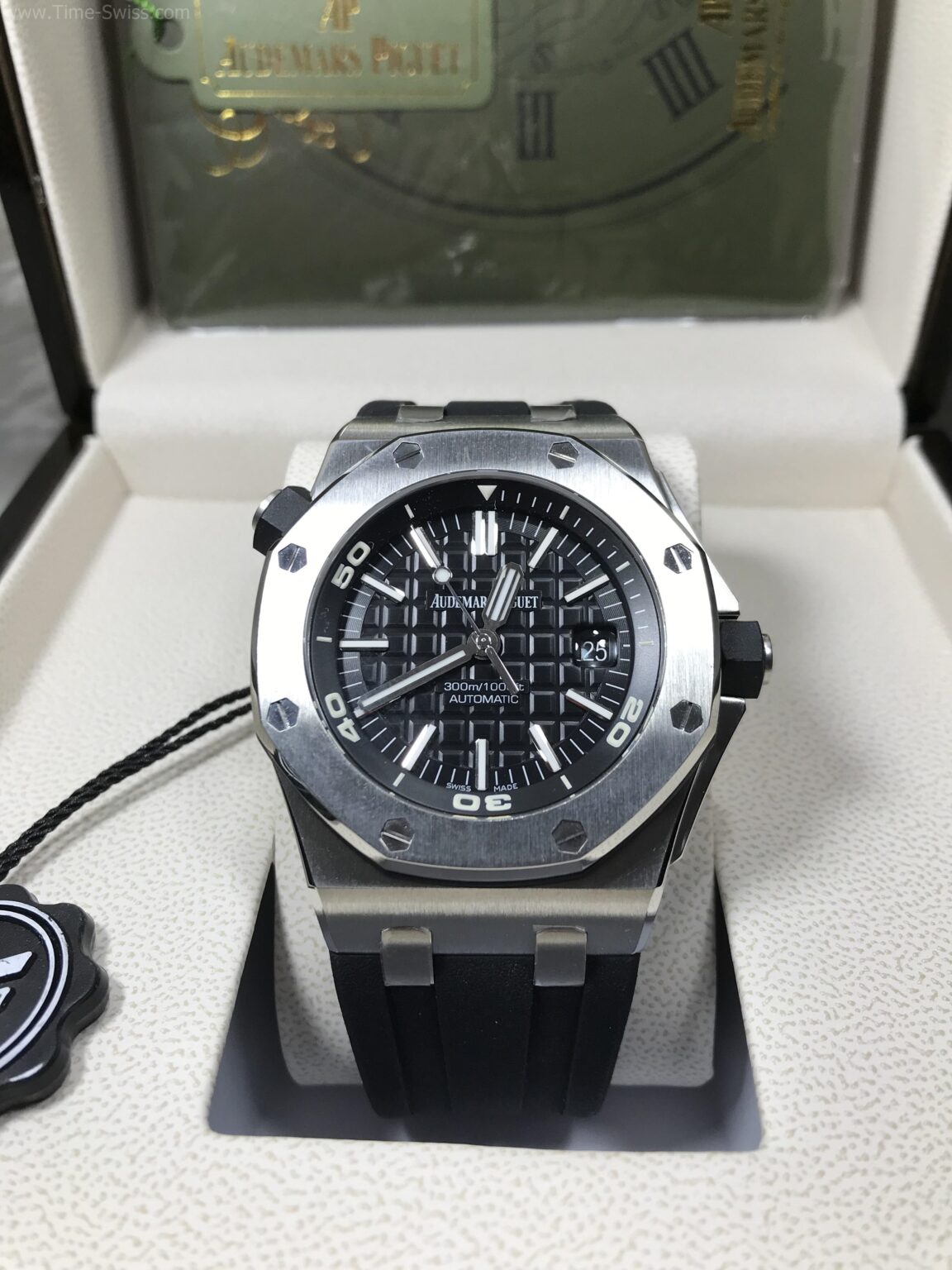 Audemars Piguet 15710ST Diver Black Dial 42mm ZF Swiss | https://time ...