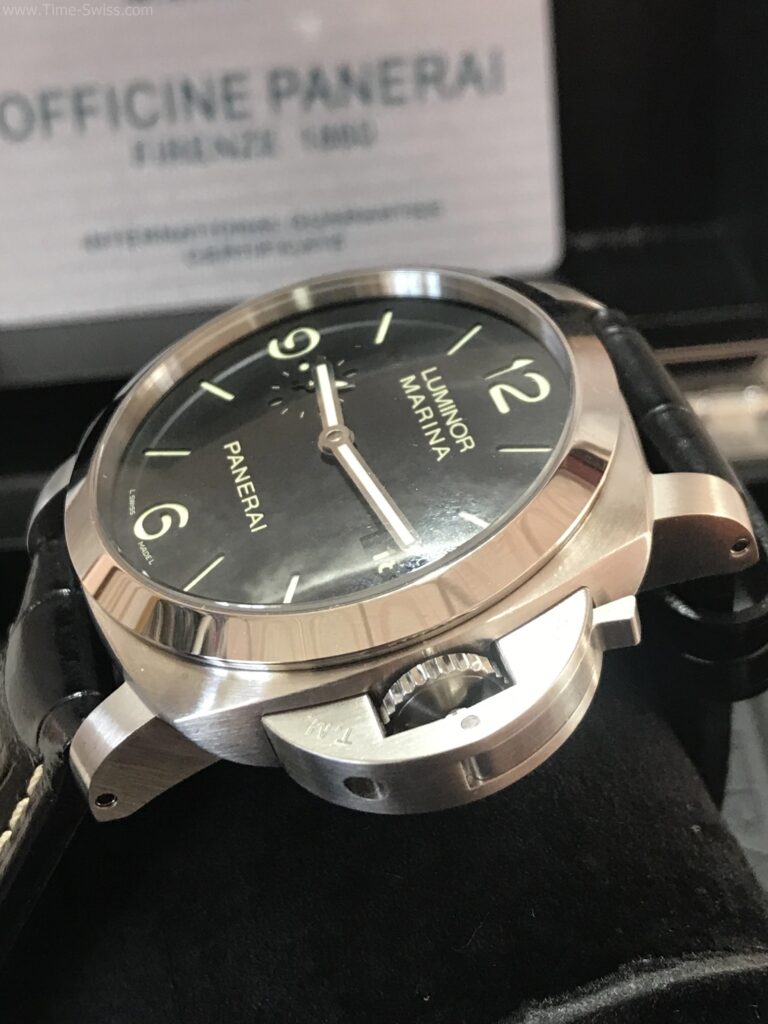 Panerai PAM312 1950 Black Dial 44mm Swiss หน้าดำ2ชั้น สายหนัง 02